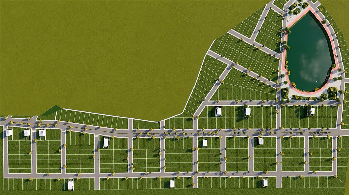 Masterplan do Loteamento Portal dos Ipês